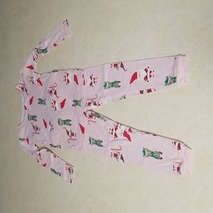 Carter's Girl Size 2T 2pc Christmas Pajamas